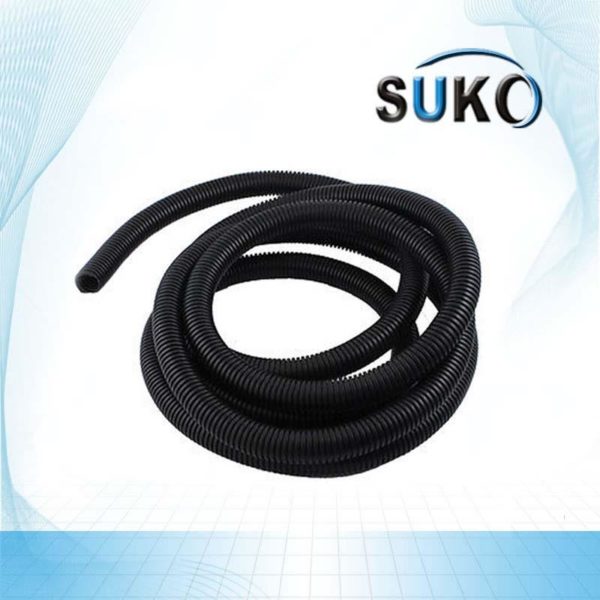 Black PTFE Convoluted Tubing Hose