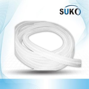 White PTFE Corrugated Hose